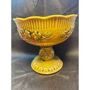 Vintage Lefton Green Grape Candy Dish